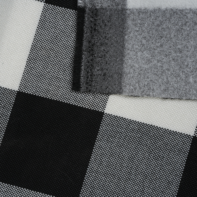 10*10 Fabrik Linen Poliester Berkotak-kotak