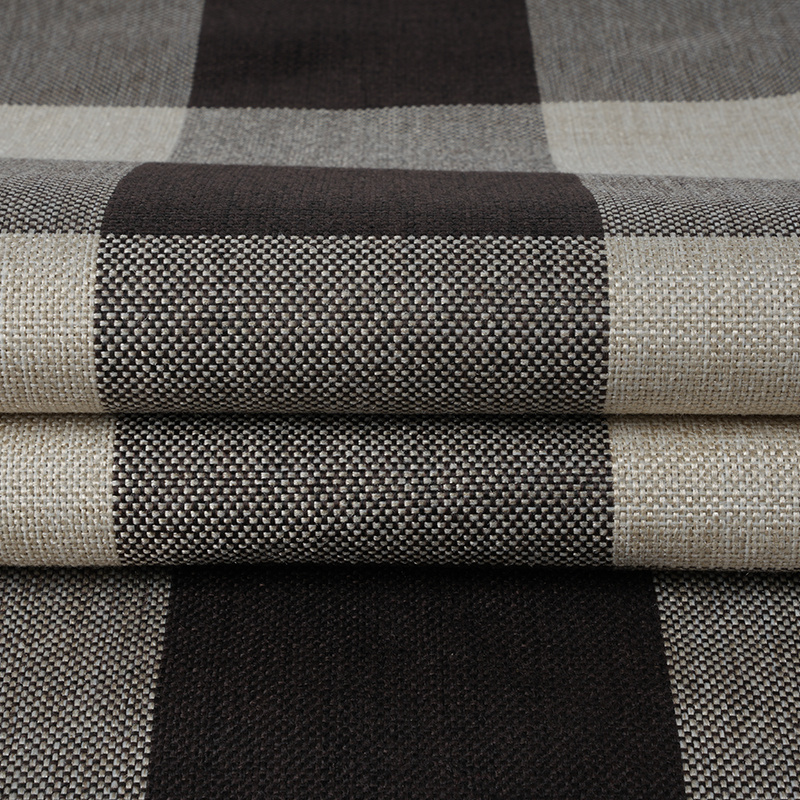10*10 Fabrik Linen Poliester Berkotak-kotak