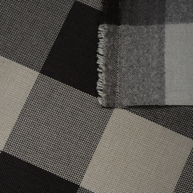 10*10 Fabrik Linen Poliester Berkotak-kotak